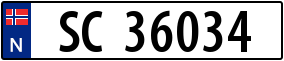 Truck License Plate